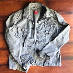 Military green jacket